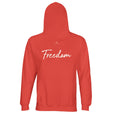 Freedom - "Hat On" Hoodie pop orange 3