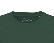 Freedom - "Hat On" T-shirt Bottle Green XS 2