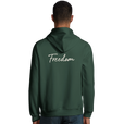 Freedom - "Hat On" Hoodie Bottle Green 4