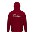 Freedom - "Hat On" Hoodie Burgundy 2