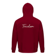 Freedom - "Hat On" Hoodie Burgundy 2