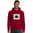 Freedom - "Hat On" Hoodie Burgundy 3
