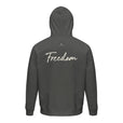 Freedom - "Hat On" Hoodie charcoal melange 2