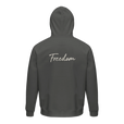 Freedom - "Hat On" Hoodie charcoal melange 2