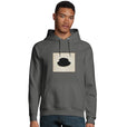 Freedom - "Hat On" Hoodie charcoal melange 3
