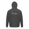 Freedom - "Hat On" Hoodie Grey Melange 2