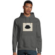 Freedom - "Hat On" Hoodie Grey Melange 3