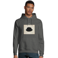 Freedom - "Hat On" Hoodie Grey Melange 3