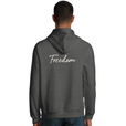 Freedom - "Hat On" Hoodie Grey Melange 4
