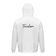Freedom - "Hat On" Hoodie White 2
