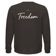 Freedom - "Hat On" Sweatshirt deep charcoal grey 2