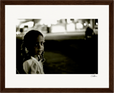 Cuba Girl Framed print 20x25 cm / 8x10″ Dark wood frame 16