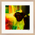 In the Eye Framed print 40x40 cm / 16x16″ Wood frame 18
