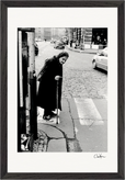 Old Star Framed print 30x45 cm / 12x18″ Black frame