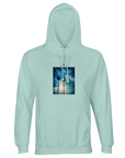 Gratitude - "Bubbles and Sky Sticks" Hoodie arctic blue XS 19
