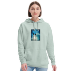Gratitude - "Bubbles and Sky Sticks" Hoodie creamy green XS 5