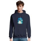 Gratitude - "Bubbles and Sky Sticks" Hoodie French Navy XS 3