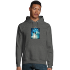 Gratitude - "Bubbles and Sky Sticks" Hoodie Grey Melange XS 3