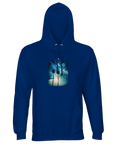 Gratitude - "Bubbles and Sky Sticks" Hoodie Royal Blue XS 4