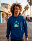 Gratitude - "Bubbles and Sky Sticks" Hoodie Royal Blue XS 4