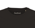 Gratitude - "Bubbles and Sky Sticks" T-shirt Deep Black 2