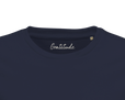 Gratitude - "Bubbles and Sky Sticks" T-shirt French Navy 2