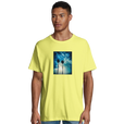 Gratitude - "Bubbles and Sky Sticks" T-shirt Light Yellow 1
