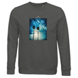 Gratitude - "Bubbles and Sky Sticks" Sweatshirt Grey Melange 1