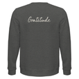 Gratitude - "Bubbles and Sky Sticks" Sweatshirt Grey Melange 2