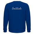 Gratitude - "Bubbles and Sky Sticks" Sweatshirt Royal Blue 2