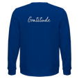 Gratitude - "Bubbles and Sky Sticks" Sweatshirt Royal Blue 2