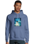 Gratitude - "Bubbles and Sky Sticks" Hoodie Blue XS 3