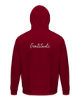 Gratitude - "Bubbles and Sky Sticks" Hoodie Burgundy XS 2
