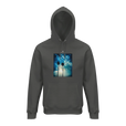 Gratitude - "Bubbles and Sky Sticks" Hoodie charcoal melange 1