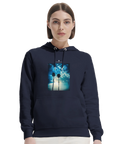 Gratitude - "Bubbles and Sky Sticks" Hoodie French Navy XS 5