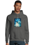 Gratitude - "Bubbles and Sky Sticks" Hoodie Grey Melange XS 3