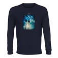 Gratitude - "Bubbles and Sky Sticks" Long sleeve French Navy 1