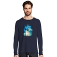 Gratitude - "Bubbles and Sky Sticks" Long sleeve French Navy 3