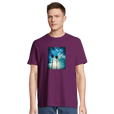 Gratitude - "Bubbles and Sky Sticks" T-shirt astral purple 4