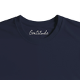 Gratitude - "Bubbles and Sky Sticks" T-shirt French Navy 2