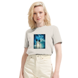 Gratitude - "Bubbles and Sky Sticks" T-shirt Off White 6