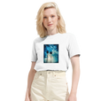 Gratitude - "Bubbles and Sky Sticks" T-shirt White 7