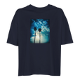 Gratitude - "Bubbles and Sky Sticks" T-shirt French Navy 3