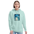 Gratitude - "Bubbles and Sky Sticks" Hoodie arctic blue 5
