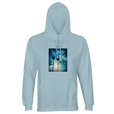 Gratitude - "Bubbles and Sky Sticks" Hoodie creamy blue 1