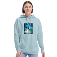 Gratitude - "Bubbles and Sky Sticks" Hoodie creamy blue 5