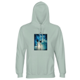 Gratitude - "Bubbles and Sky Sticks" Hoodie creamy green 1
