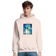 Gratitude - "Bubbles and Sky Sticks" Hoodie creamy pink 3