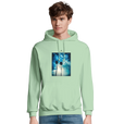 Gratitude - "Bubbles and Sky Sticks" Hoodie frozen green 3