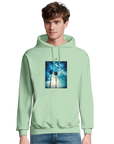 Gratitude - "Bubbles and Sky Sticks" Hoodie frozen green XS 3